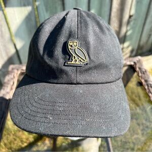 October’s Very Own OVO Dad Hat Black Owl Logo Adjustable